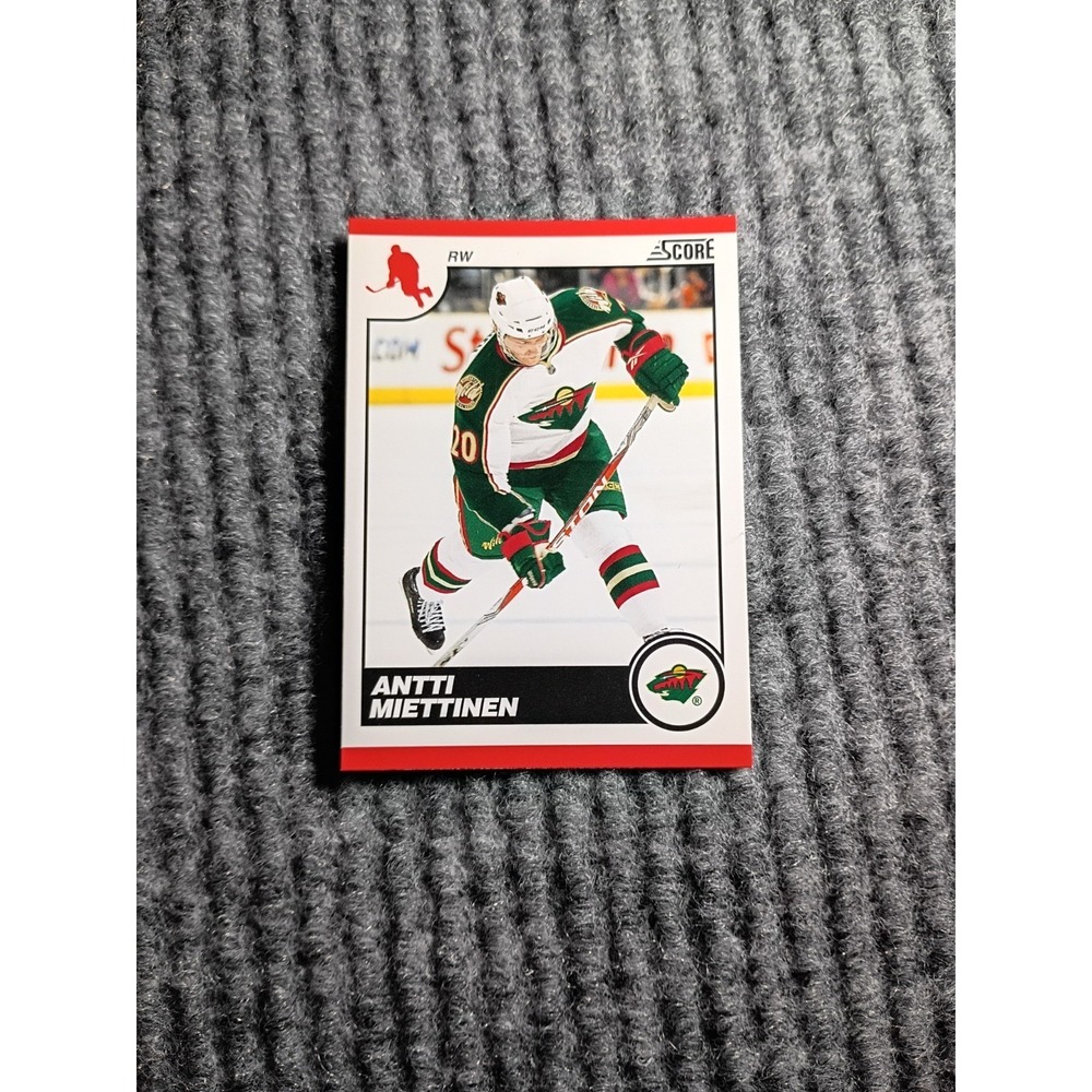 Score 2010 Wild Antti Miettinen Hockey Card #250‎